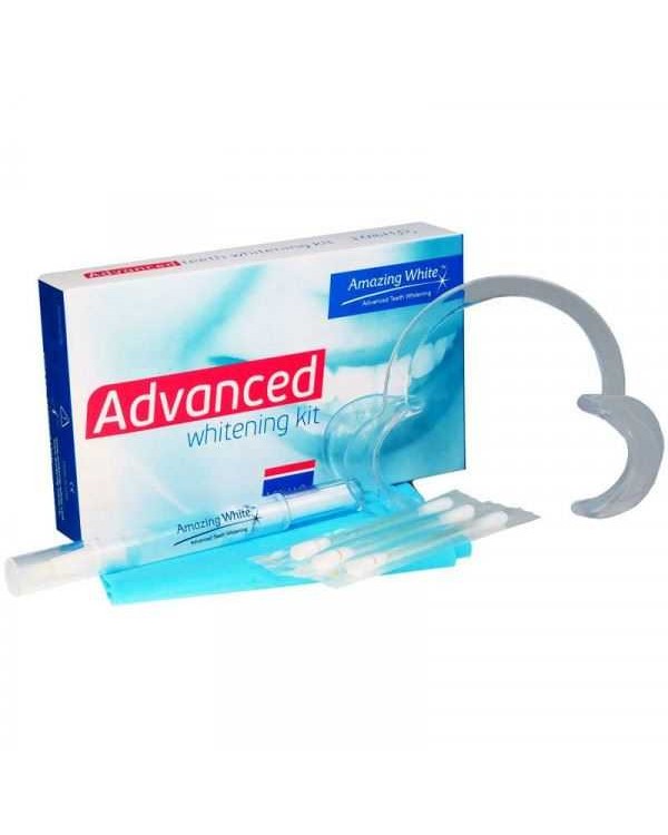 Amazing White Advanced 16% - набор экспресс отбеливания для чувствительных зубов на 2-3 пациента - применение с лампой холодного света