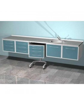 ARKODENT-T01 - комплект мебели для стоматологического кабинета, настенный
