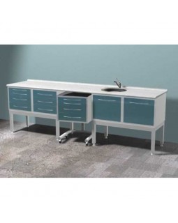 ARKODENT-TS01 - комплект мебели для стоматологического кабинета, на высоких опорах
