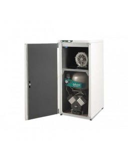 EKOM DUO 2V - компрессор с отсасывателем в двух разделенном шкафу, с ресивером 25 л (140 л/мин)