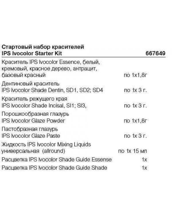 667649 IPS Ivocolor Starter Kit