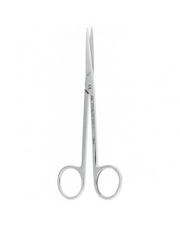 Ножницы для десны N1 прямые, зубчики на 1 лезвии, 14,5 см