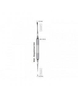 Распатор Molt, ручка DELUXE, диаметр 10 мм, 3,0-4,0 мм