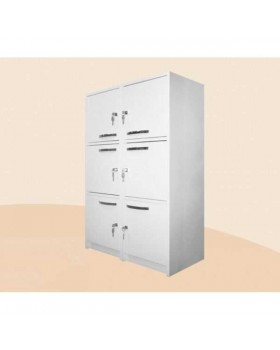 Шмк-3р - шкаф металлический (картотека) с распашными дверцами с замками 1000 мм