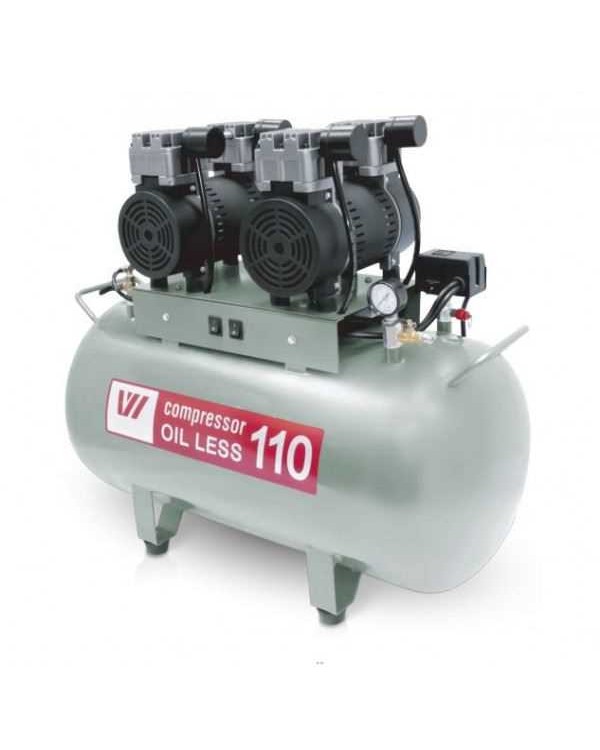 W-608 - безмасляный компрессор для 3-х стоматологических установок с ресивером 110 л (260 л/мин)