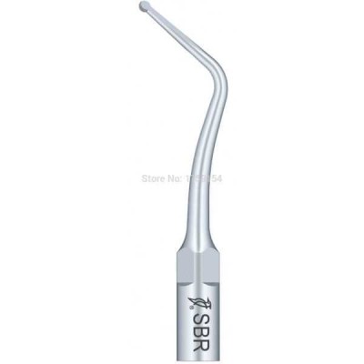 Насадка SBR для скалеров EMS и Woodpecker, алмазная шарообразная с кончиком повернутым вправо на 45 гр., для обработки кариозной полости зуба без риска повреждения соседних зубов Насадка SBR для скалеров EMS и Woodpecker, алмазная шарообразная с кончиком повернутым вправо на 45 гр., для обработки кариозной полости зуба без риска повреждения соседних зубов