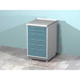 AR-01 - металлическая тумба с шестью выдвижными ящиками