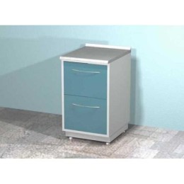 AR-13 - металлическая тумба с двумя выдвижными ящиками