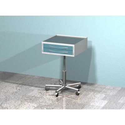 AR-32.3 - передвижной столик с двумя выдвижными ящиками, сверху стекло (с возможностью регулировки высоты) AR-32.3 - передвижной столик с двумя выдвижными ящиками, сверху стекло (с возможностью регулировки высоты)