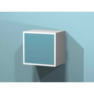 AR-51 - металлическая тумба навесная с распашной металлической дверью, стеклянной полкой AR-51 - металлическая тумба навесная с распашной металлической дверью, стеклянной полкой