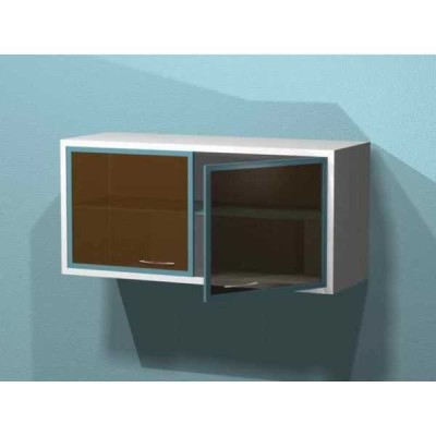 AR-54C - металлическая тумба навесная с двумя распашными застекленными дверями, стеклянной полкой, бактерицидной лампой Philips AR-54C - металлическая тумба навесная с двумя распашными застекленными дверями, стеклянной полкой, бактерицидной лампой Philips