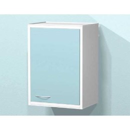 AR-55C - металлическая тумба навесная с распашной металлической дверью, двумя стеклянными полками, бактерицидной лампой Philips