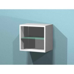 AR-57 - металлическая тумба навесная со стеклянной полкой