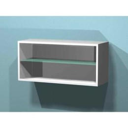 AR-58 - металлическая тумба навесная со стеклянной полкой