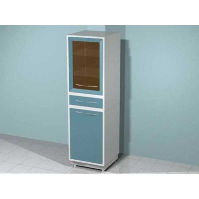 AR-63C - шкаф с двумя распашными дверями - застекленной и металлической, двумя стеклянными, двумя металлическими полками, одним выдвижным ящиком, бактерицидной лампой Philips AR-63C - шкаф с двумя распашными дверями - застекленной и металлической, двумя стеклянными, двумя металлическими полками, одним выдвижным ящиком, бактерицидной лампой Philips