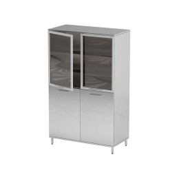 AR-88 - шкаф закрытого типа, нержавеющая сталь, 2 секции