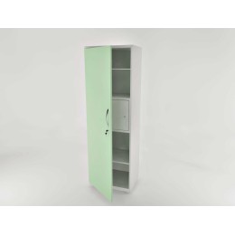 AR-C12 - шкаф закрытого типа с сейфом, металл в полимере, 4 полки