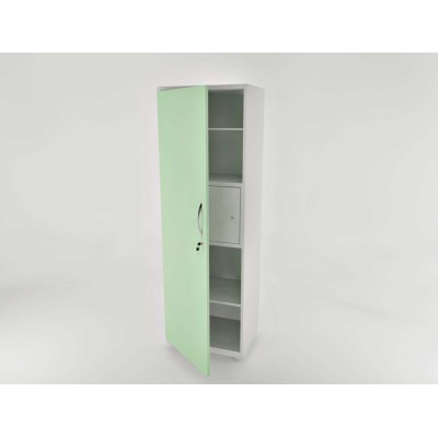 AR-C12 - шкаф закрытого типа с сейфом, металл в полимере, 4 полки AR-C12 - шкаф закрытого типа с сейфом, металл в полимере, 4 полки