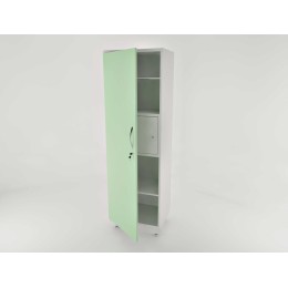 AR-C12S - шкаф закрытого типа с сейфом, металл в полимере, 4 полки