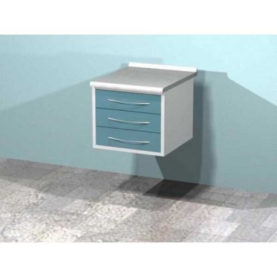 AR-T01 - металлическая настенная тумба с тремя выдвижными ящиками AR-T01 - металлическая настенная тумба с тремя выдвижными ящиками