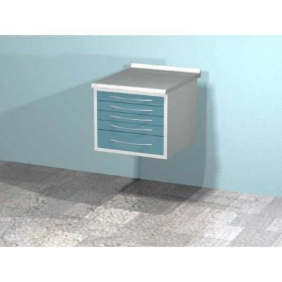 AR-T03 - металлическая настенная тумба с пятью выдвижными ящиками AR-T03 - металлическая настенная тумба с пятью выдвижными ящиками