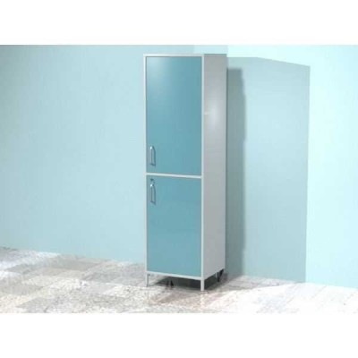 AR-X71 - шкаф с двумя распашными металлическими дверями с замками, тремя металлическими полками AR-X71 - шкаф с двумя распашными металлическими дверями с замками, тремя металлическими полками