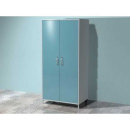 AR-XC24A - шкаф с двумя распашными металлическими дверьми, с замком, сейфом, четырьмя металлическими полками