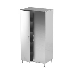 AT-S11 - шкаф закрытого типа, нержавеющая сталь, 4 полки