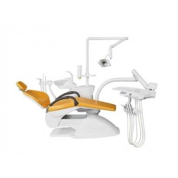 Azimut 300A MO - стоматологическая установка с нижней подачей инструментов, мягкой обивкой кресла и двумя стульями