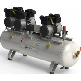 REMEZA СБ4-150.OLD20x3C - безмасляный компрессор для 7-и стоматологических установок, с ресивером 150 л, 540 л/мин
