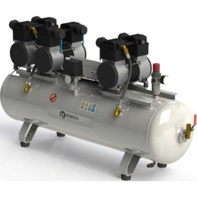 REMEZA СБ4-150.OLD20x3C - безмасляный компрессор для 7-и стоматологических установок, с ресивером 150 л, 540 л/мин REMEZA СБ4-150.OLD20x3C - безмасляный компрессор для 7-и стоматологических установок, с ресивером 150 л, 540 л/мин