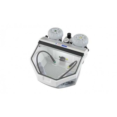 Basic eco - аппарат для тонкоструйной обработки с двумя бачками, 25-70 мкм, 70-250 мкм Basic eco - аппарат для тонкоструйной обработки с двумя бачками, 25-70 мкм, 70-250 мкм