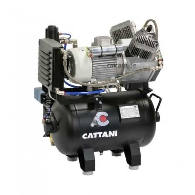 Cattani 30-160 - компрессор безмасляный для 2-х стоматологических установок, c осушителем, без кожуха, с ресивером 30 л, 160 л/мин Cattani 30-160 - компрессор безмасляный для 2-х стоматологических установок, c осушителем, без кожуха, с ресивером 30 л, 160 л/мин