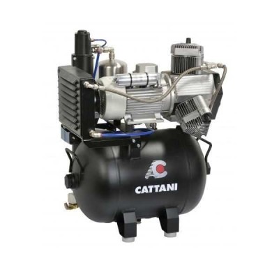 Cattani 45-238 - безмасляный компрессор для 3-х стоматологических установок, c осушителем, без кожуха, с ресивером 45 л, 238 л/мин Cattani 45-238 - безмасляный компрессор для 3-х стоматологических установок, c осушителем, без кожуха, с ресивером 45 л, 238 л/мин