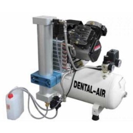 Dental Air 3/24/57 - безмасляный воздушный компрессор с осушителем, без кожуха (200 л/мин) на 3 установки