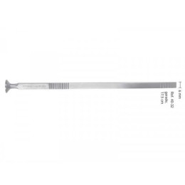 Долото хирургическое прямое, рабочая часть 6мм, 17,5 мм