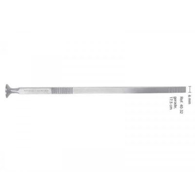 Долото хирургическое прямое, рабочая часть 6мм, 17,5 мм Долото хирургическое прямое, рабочая часть 6мм, 17,5 мм