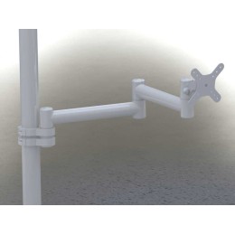 DS-40-2 - кронштейн для стоматологической установки, провода частично снаружи