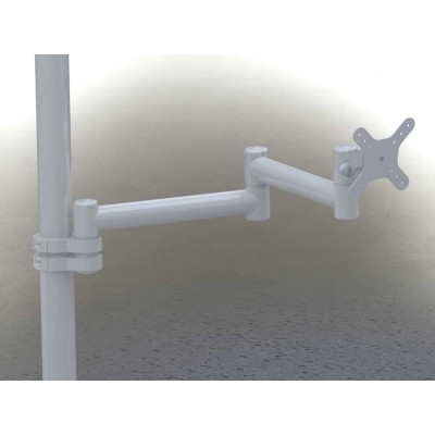 DS-40-2 - кронштейн для стоматологической установки, провода частично снаружи DS-40-2 - кронштейн для стоматологической установки, провода частично снаружи