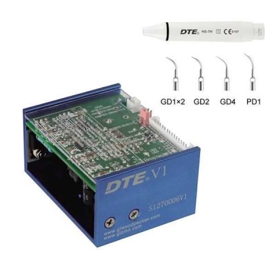 DTE-V1 - встраиваемый ультразвуковой скалер, герметичный несъемный наконечник, 5 насадок в комплекте DTE-V1 - встраиваемый ультразвуковой скалер, герметичный несъемный наконечник, 5 насадок в комплекте