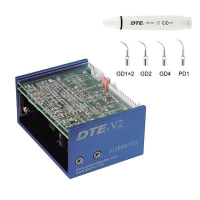 DTE-V2 - встраиваемый ультразвуковой скалер, съемный автоклавируемый наконечник, 5 насадок в комплекте DTE-V2 - встраиваемый ультразвуковой скалер, съемный автоклавируемый наконечник, 5 насадок в комплекте