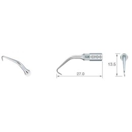 E31D-S - эндоретроградная насадка для передних и задних зубов (70°)