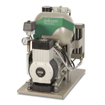 EKOM DK50-10 Z (S) - безмасляный компрессор для одной стоматологической установки без осушителя, с ресивером 10 л (75 л/мин) EKOM DK50-10 Z (S) - безмасляный компрессор для одной стоматологической установки без осушителя, с ресивером 10 л (75 л/мин)