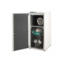 EKOM DUO 2V - компрессор с отсасывателем в двух разделенном шкафу, с ресивером 25 л (140 л/мин)