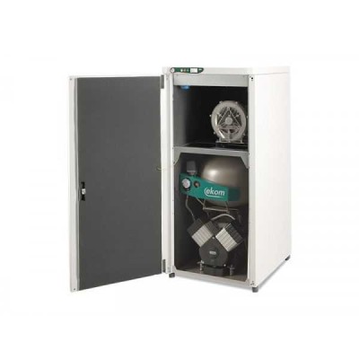 EKOM DUO 2V - компрессор с отсасывателем в двух разделенном шкафу, с ресивером 25 л (140 л/мин) EKOM DUO 2V - компрессор с отсасывателем в двух разделенном шкафу, с ресивером 25 л (140 л/мин)