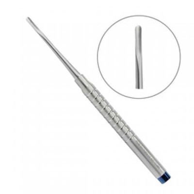 Элеватор мини прямой, 3 мм, фронтальная группа зубов, верхняя челюсть Элеватор мини прямой, 3 мм, фронтальная группа зубов, верхняя челюсть