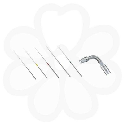 Endo Kit E12 - набор эндодонтических насадок (E12, U-файлы №15, 20, 25, 30, 35 по 6 шт. каждого размера, ключ для замены насадок) Endo Kit E12 - набор эндодонтических насадок (E12, U-файлы №15, 20, 25, 30, 35 по 6 шт. каждого размера, ключ для замены насадок)
