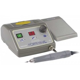 FORTE 100 - бесщеточный микромотор с наконечником F100aIII, педаль с регулировкой скорости наконечника, 50000 об/мин