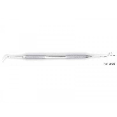 Гладилка комбинированная с шаровидным штопфером, 2,0 мм Гладилка комбинированная с шаровидным штопфером, 2,0 мм