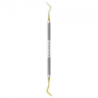 Гладилка N1 двусторонняя с нитрит-титановым покрытием (золотым) Гладилка N1 двусторонняя с нитрит-титановым покрытием (золотым)